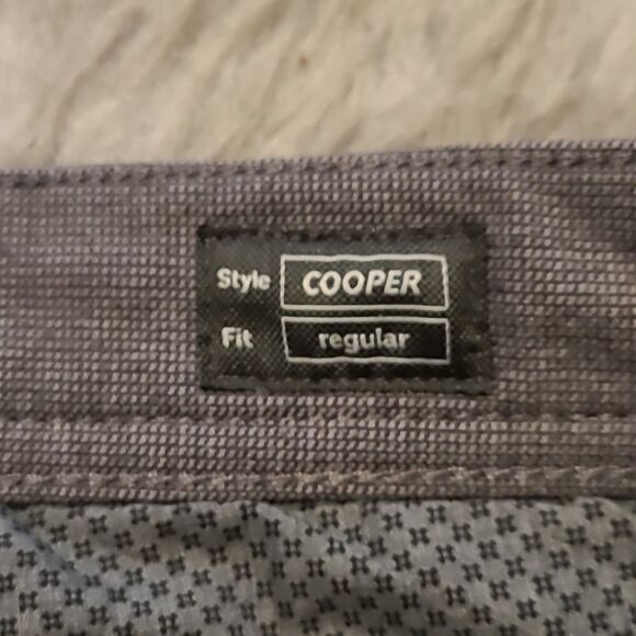 Brax Cooper fancy regular fit gray polyester, viscoe stretch pants - Picture 4 of 8